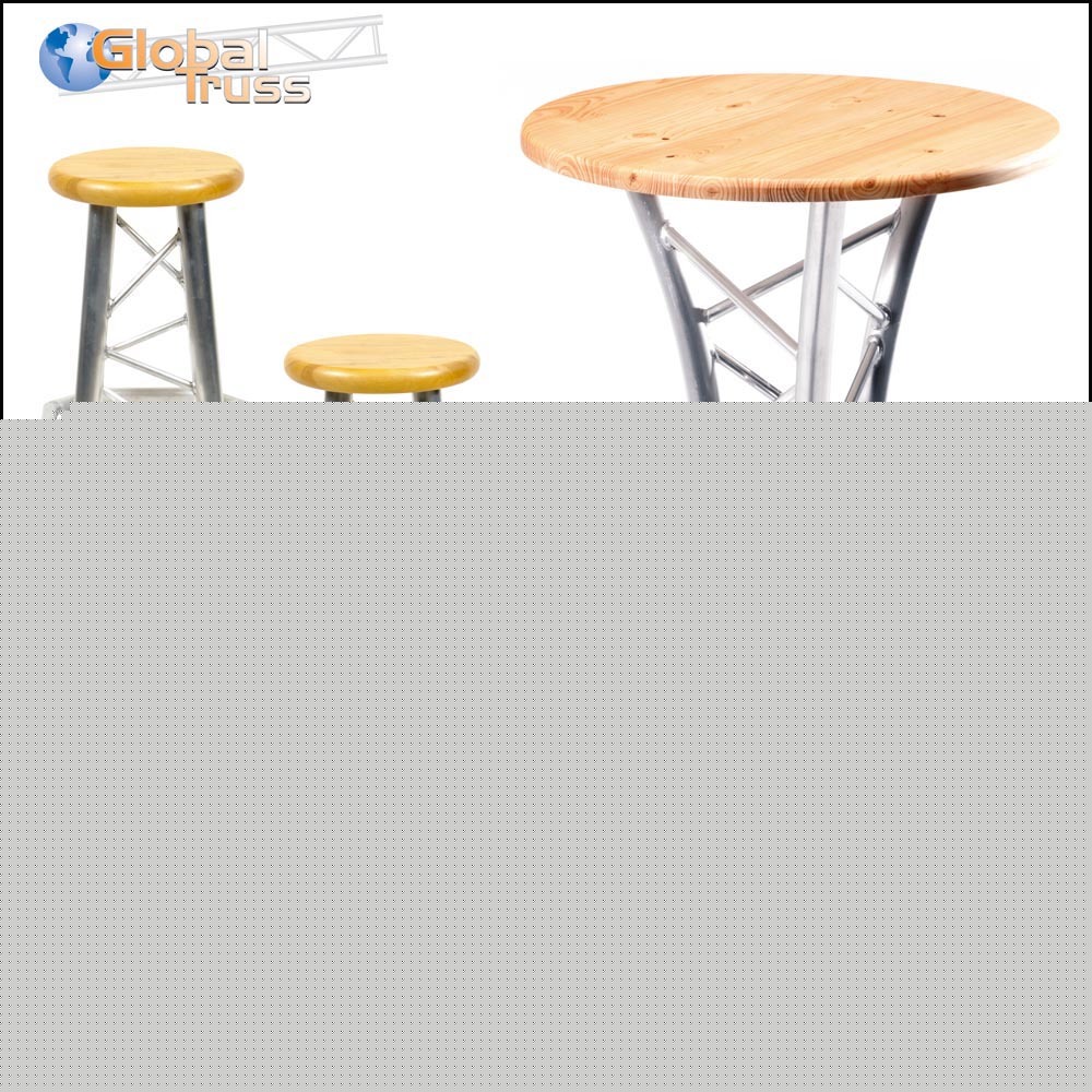 New global truss table + 3 bar stools home or business 