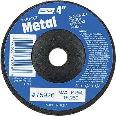 New norton metal grinding wheel - 4.5