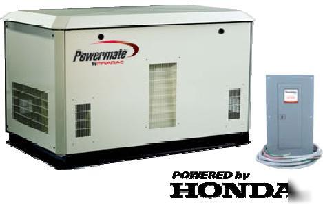 Powermate 11,000 watt home standby generator w/ 100 amp