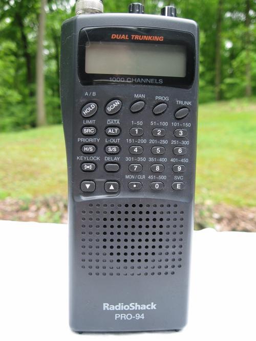 Radio shack pro-94 1000 ch handheld trunking scanner ++