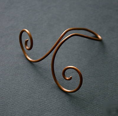 Reclaimed copper business card or photo holder