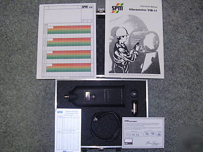 Spm vib-11 vibrameter set with transducer 