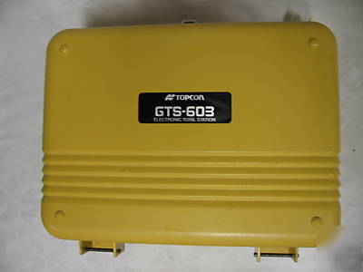 Topcon gts-603 total station for surveying w/ warranty