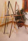 Wood easel in black finish w/60'' legs - G6450