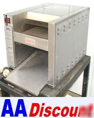 Used apw wyott counter top conveyor toaster at-10 220 v