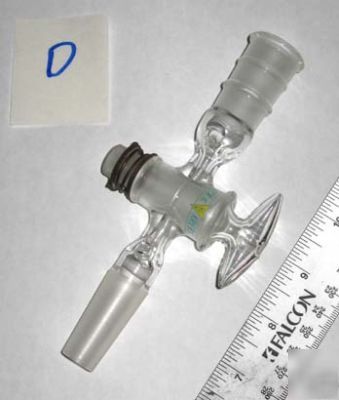 $183 value ace glass/ eck krebs 19/38 stopcock adapter