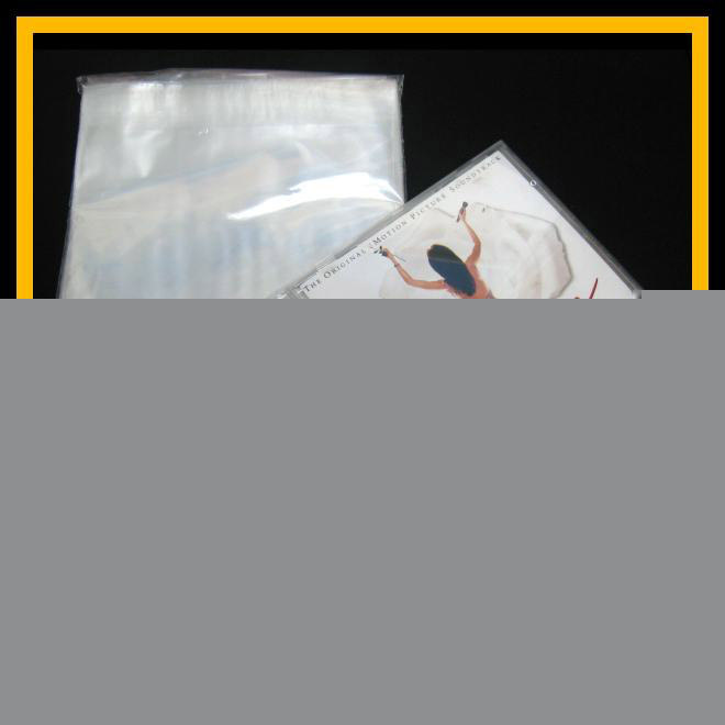 200- cd jewel case resealable cello wrap bags sleeves