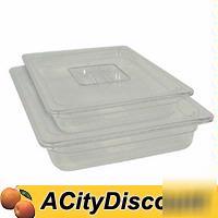 3 dz update 1/4 size polycarbonate food pans 4
