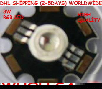 3W rgb leds 25X wiÌ‡th dhl express(2-5 days)hiÌ‡gh qualiÌ‡ty