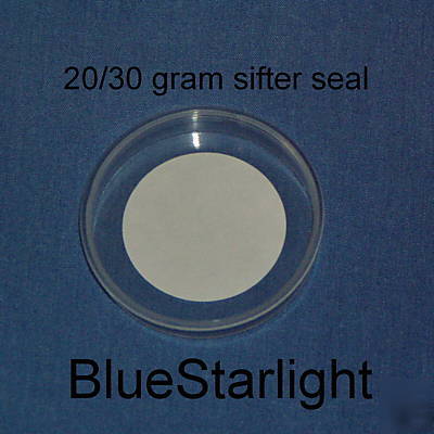 48 sifter seal removable label 20 & 30 gram jar 1.2