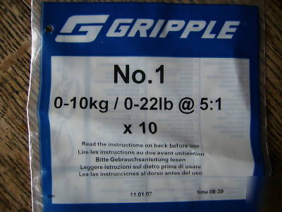 50 gripple hangers hanging, suspending wire system