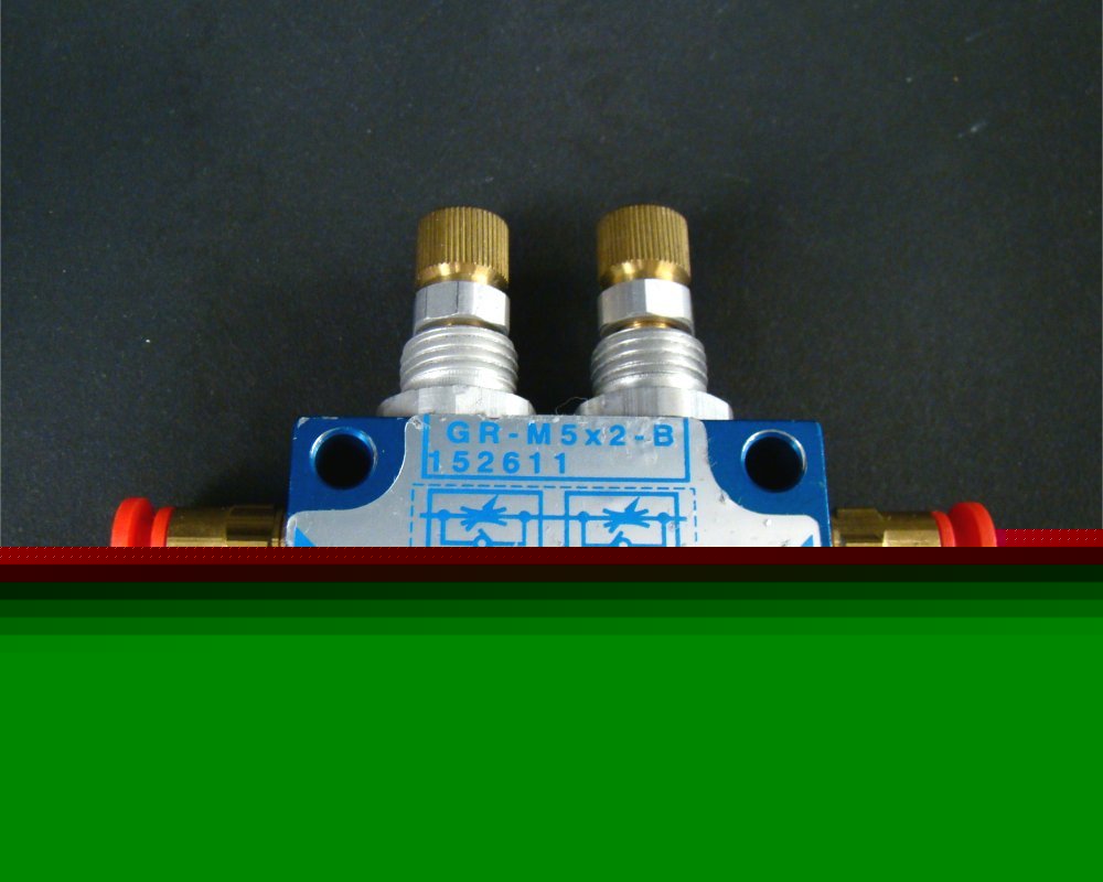 Festo gr-M5X2-b pneumatic flow valves - lot of 8
