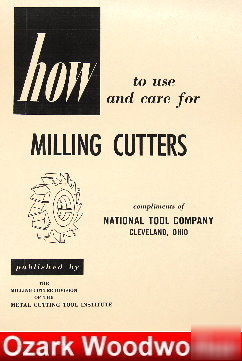 How-to use milling cutters manual