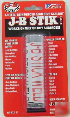 Jb stik weld epoxy adhesive sealant putty single pack