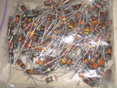 Large lot of allen bradley ohmite carbon comp resistors