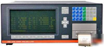 Lem norma D6100 wide band power analyzer/ref. wattmeter