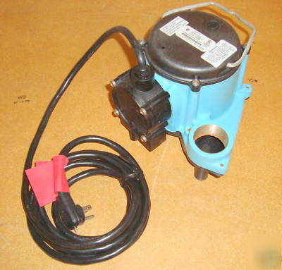 Little giant automatic sump pump .4HP 115 v 3240 gph