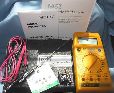 New msi digital multimeter gaussmeter- 