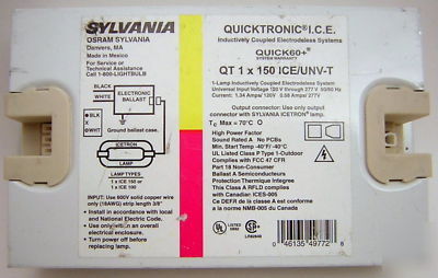 New sylvania icetron lamp & ballast 150ICE/unv-t 100W