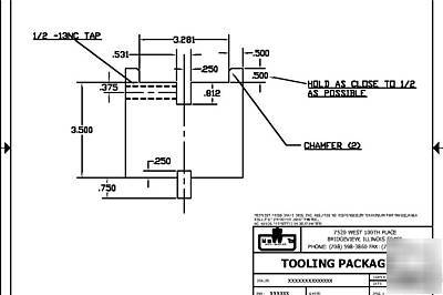 Press brake tooling punch dies tooling package