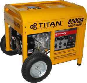Titan commercial gas generator 2010-manual and warranty