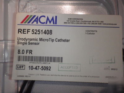 Urodynamic microtip cmg sensors laborie acmi mediwatch