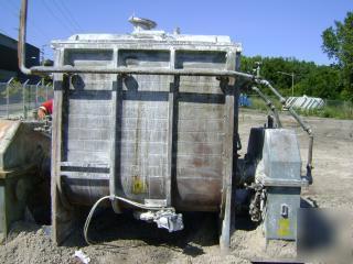 500 gallon sigma blade mixer - s/s - vac - jkt #6482