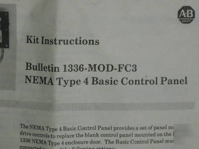 Allen bradley 1336-mod-FC3 control panel board *nnb