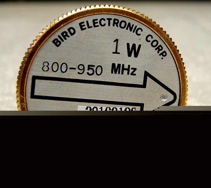 Bird 1 watt slug for rf power meters 800-950MHZ 800-1