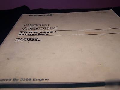 Caterpillar parts manual 330B & 330B l excavator
