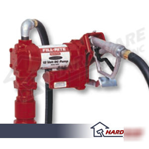 Fill-rite hd fuel tank transfer pump 12V 15 gpm FR1210C