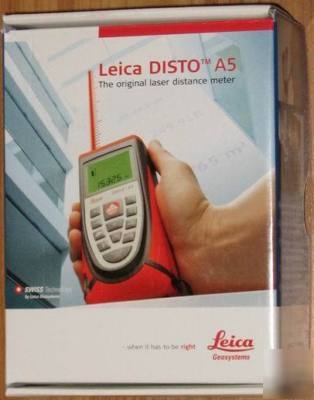 Leica disto A5 handheld laser distance meter measurer