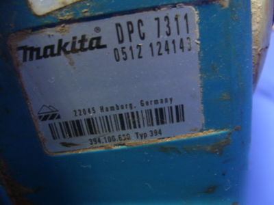 Makita dpc-7311 concrete 14