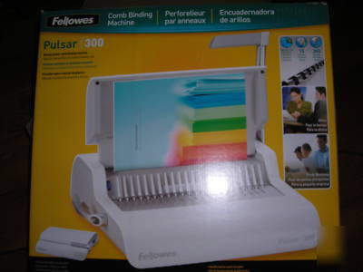 Manual comb binding machine, fellows pulsar 300 * *