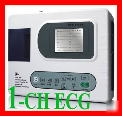 NEW1-ch interpretive ecg ekg machine electrocardiograph