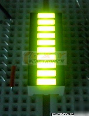 New 10 segment led bargraph array dual led color rg 
