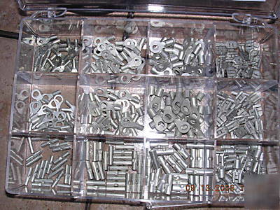 New 300 non insulated terminal kit rings, butts & qd's 