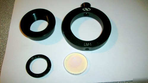 New port lm-1 lens-holding mount + 25MM bi-convex lens