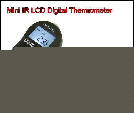 Non-contact digital thermometer infrared ir laser lcd