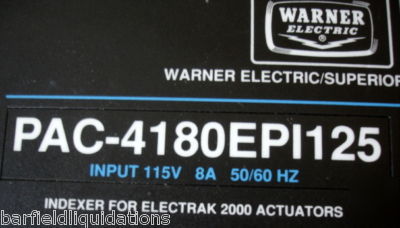 Pac-4180EPL125 indexer for electrak 2000 actuators