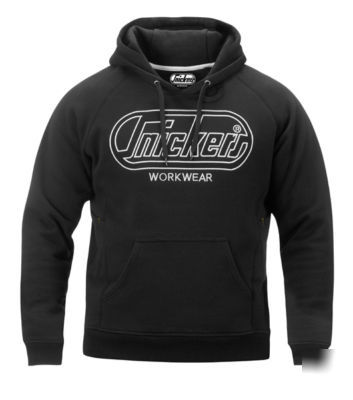 Snickers 2804 hoodie sweatshirt, small (s), black