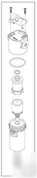 Tech west turbin compressors coalescing filter assembly