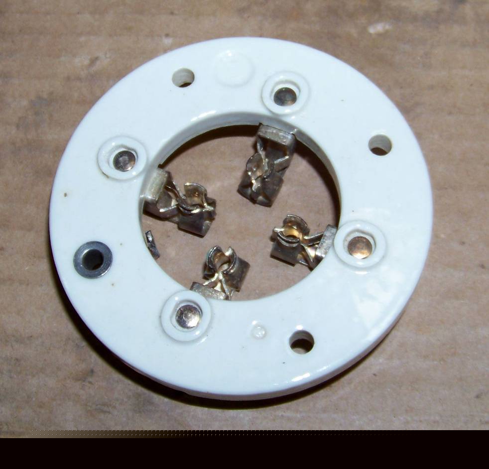 Western electric nos 152A style ceramic socket nice