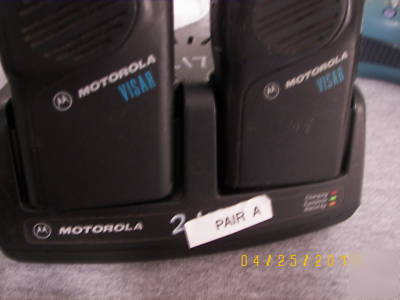  pair motorola visar type ii 800MHZ radio pair b