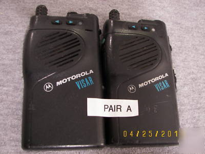  pair motorola visar type ii 800MHZ radio pair b