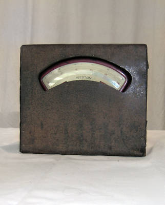 Antique 1900 weston dc volt meter