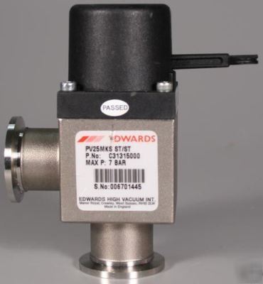 Boc edwards PV25MKS right-angle stainless manual valve