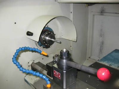 Bridgeport romi ez path cnc manual lathe 5C collet used