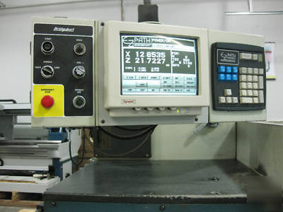 Bridgeport romi ez path cnc manual lathe 5C collet used