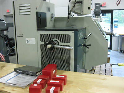 Bridgeport romi ez path cnc manual lathe 5C collet used
